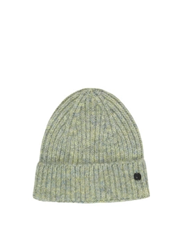 Czapka zimowa damska Tamaris Biorine Knit z wełną beanie zielona