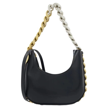 Torebka Stella McCartney Frayme Mini Zipped Shoulder Bag czarna