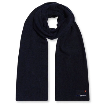 Szalik męski Superdry Orange Label klasyczny granatowy