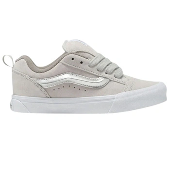 Buty damskie Vans Knu Skool szare trampki skórzane