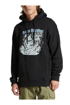 Bluza męska Brixton Bass Brain Monster Hood kangurka dresowa