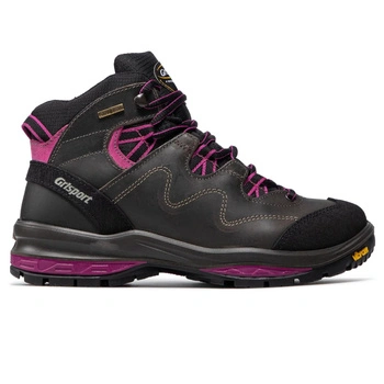 Buty damskie Grisport Vibram Gritex trekkingowe skórzane wysokie brązowe r. 37