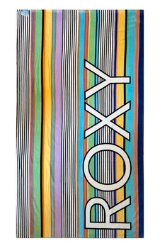Ręcznik plażowy Roxy Cold Water kąpielowy bawełniany 160 x 90 cm w paski