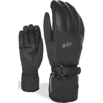Rękawice damskie Level Bliss Elle Gore-Tex pięciopalczaste narciarskie czarne r. S