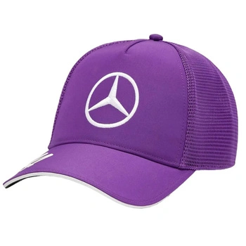 Czapka z daszkiem Mercedes Mapf1 RP LH fioletowa truckerka ONE SIZE