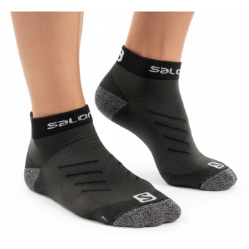 Skarpety sportowe Salomon Pulse Ankle do biegania czarne