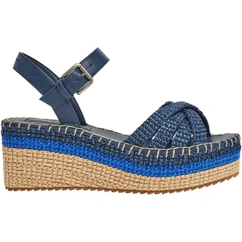 Espadryle damskie Pepe Jeans Witney Colors na platformie granatowy