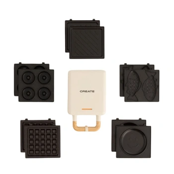 Opiekacz CREATE STONE STUDIO toster elektryczny gofrownica 5w1