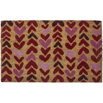 Wycieraczka pod drzwi Enterway z tworzywa kokosowego w serca 70 x 43 cm