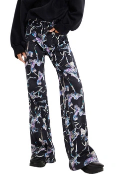 Spodnie damskie Desigual Maitrepierre Iso jeansy z nadrukiem