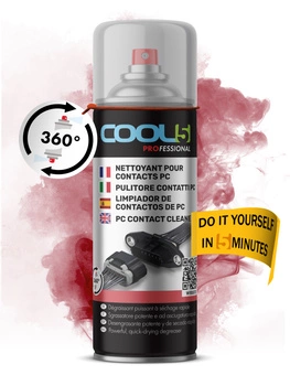 Środek do czyszczenia styków Cool5 Contact Cleaner 360° elektroniki 400ml