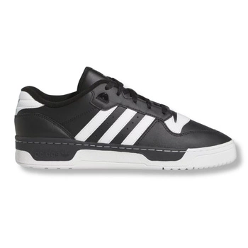 Buty męskie Adidas Rivalry Low skórzane sneakersy czarne