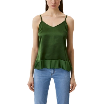Bluzka damska Liu Jo Top Sottoveste na cienkich ramiączkach zielony