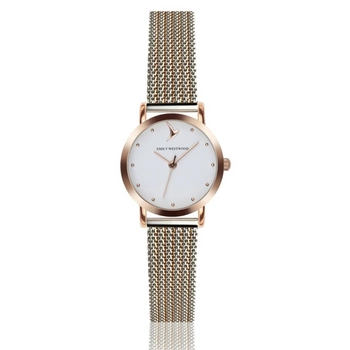 Zegarek damski Emily Westwood Classic Mini srebrno złoty bransoleta