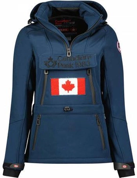 Kurtka damska Canadian Peak Toka trekkingowa softshell granatowa