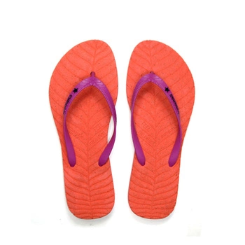 Klapki damskie Cubanas Nature pomarańczowe japonki