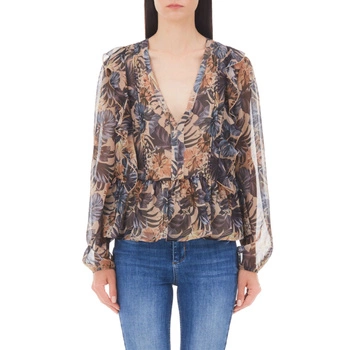 Bluzka damska Liu Jo Tunica wzorzysta falbany