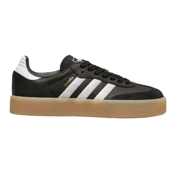 Buty damskie Adidas Sambae sneakersy skórzane czarne