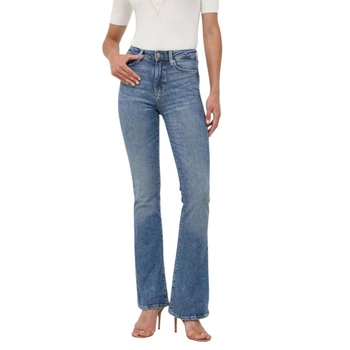 Spodnie damskie Guess Sexy Flare jeansowe z wysokim stanem