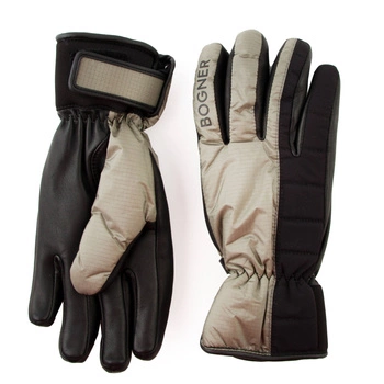 Rękawice damskie Bogner Cadis narciarskie czarno szare