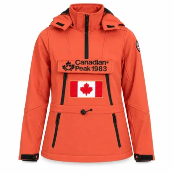 Kurtka damska Canadian Peak Toka trekkingowa softshell pomarańczowy r. XXL