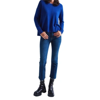 Sweter damski Absolut Cashmere Kenza kaszmirowy oversize niebieski