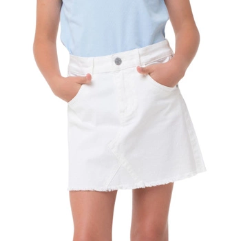 Spódnica dziewczęca Tom Tailor Denim biała jeansowa