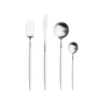Zestaw sztućców obiadowych Cutipol Goa stal nierdzewna żywica elegancki
