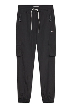 Spodnie damskie Tommy Jeans Crinky Trackpant dresowe nylonowe sportowe
