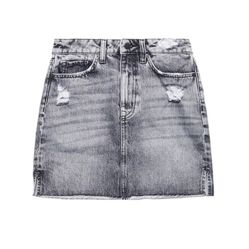 Spódnica damska Superdry Vintage Denim Mini jeansowa szara