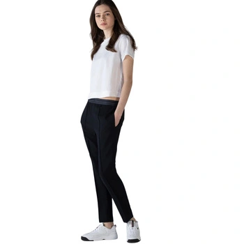 Spodnie damskie Lacoste proste nogawki czarne r. XS