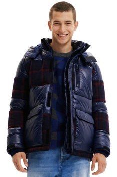 Kurtka męska Desigual Bernard zimowa wełniana