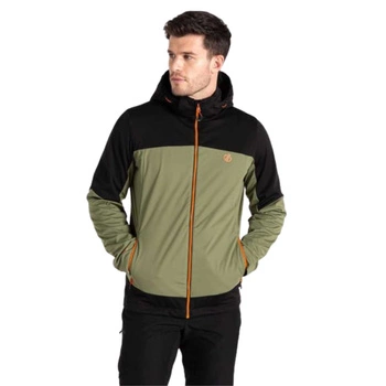 Kurtka męska Dare2b Mountaineer softshell z odpinanym kapturem zielona r. XL