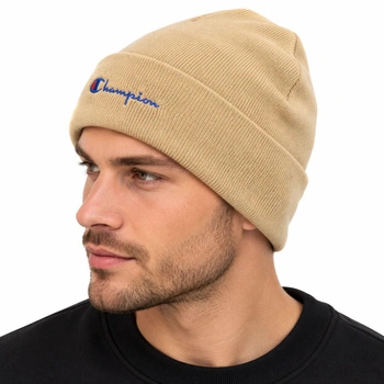 Czapka unisex Champion Beanie beżowa