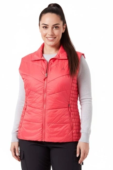 Bezrękawnik damski Schöffel Zipin! Vest Valgrance pikowany różowy