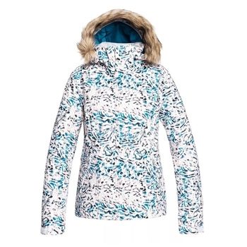 Kurtka damska Roxy Jet Ski narciarska snowboardowa biało zielona