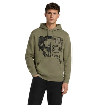 Bluza męska Fox Moto-X Oversized Fleece z kapturem r. S