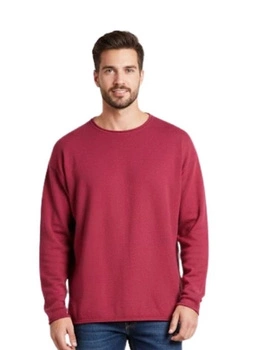 Sweter męski United Colors of Benetton bawełniany bordowy