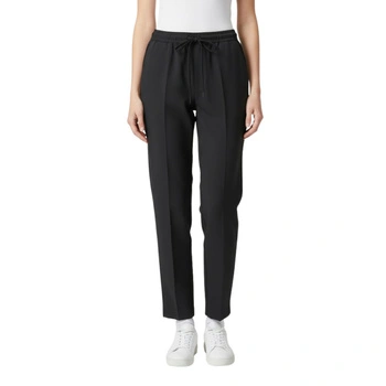 Spodnie damskie Mango Unisemif z wysokim stanem w kant