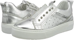 Buty Patrizia Pepe Argento Lamianto Sneaker dziecięce srebrny