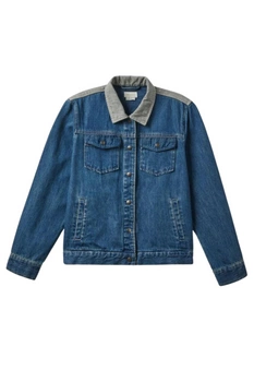 Katana damska Brixton Cable Embroidered jeansowa r. S