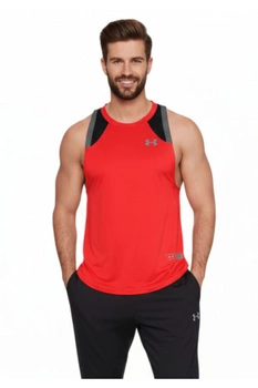 Koszulka męska Under Armour treningowa czerwona