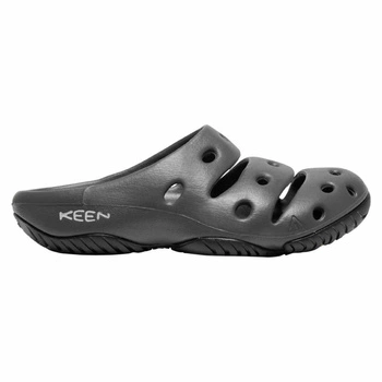 Klapki damskie Keen Yogui sportowe z pianki zabudowane szare
