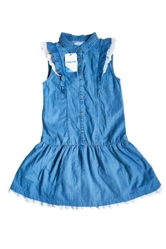 Sukienka dziewczęca Mayoral niebieska na co dzień