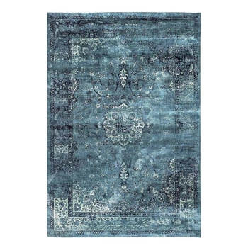 Dywan z krótkim włosiem Vical Home turkusowy do salonu vintage 290 x 200 cm