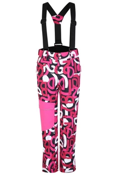 Spodnie dziewczęce Dare2Be Pow narciarskie z szelkami różowe