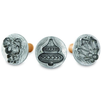 Zestaw świątecznych stempli do ciastek 3D Nordic Ware (3 sztuki)