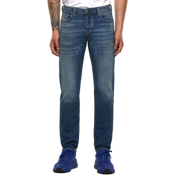 Spodnie męskie jeansowe Diesel Larkee proste bawełniane