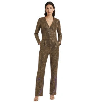 Kombinezon damski Custo Barcelona wieczorowy elegancki złoty