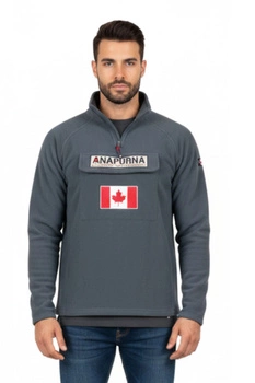 Bluza męska Anapurna Tymclassana polarowa szara